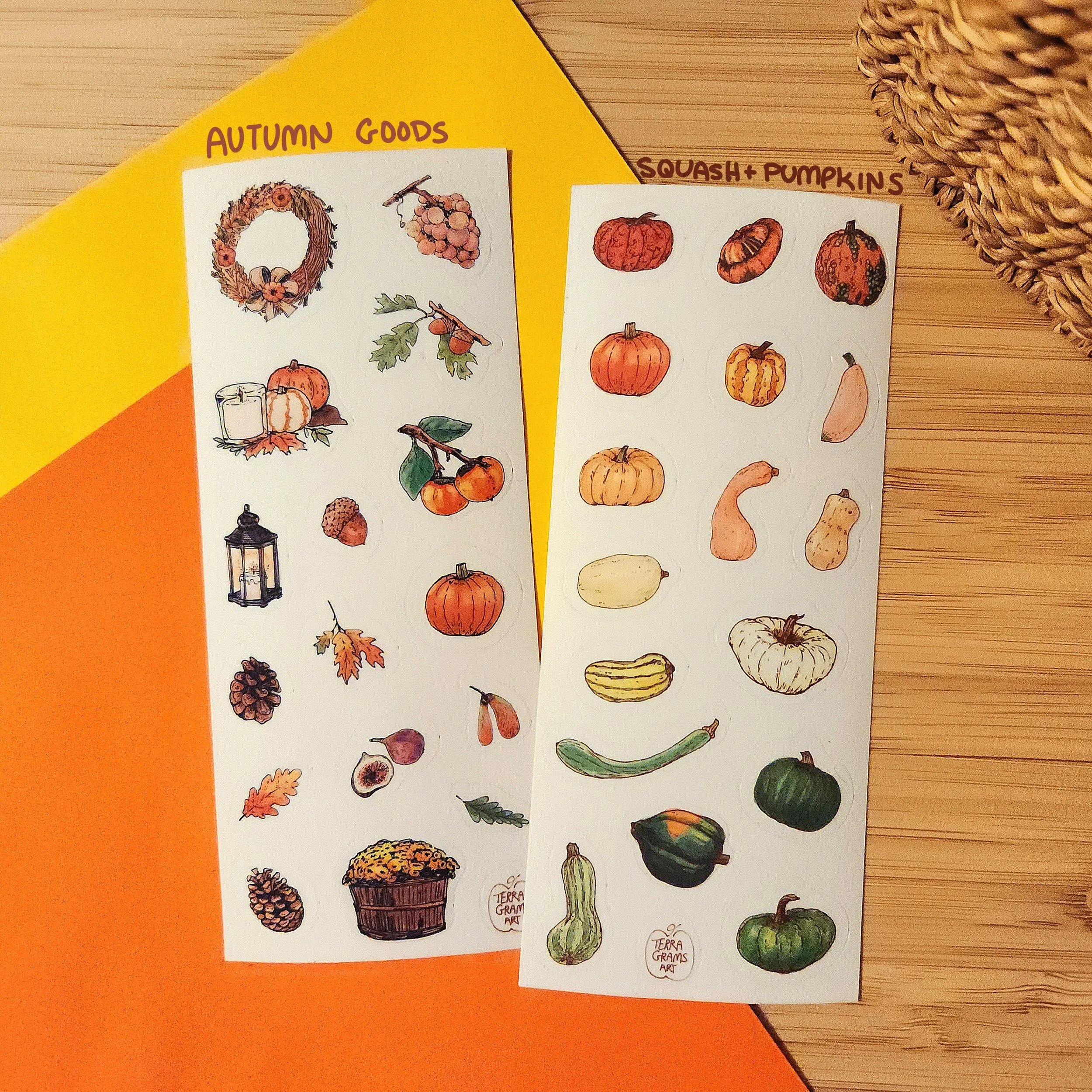 Autumn Sticker Sheets — Terragrams